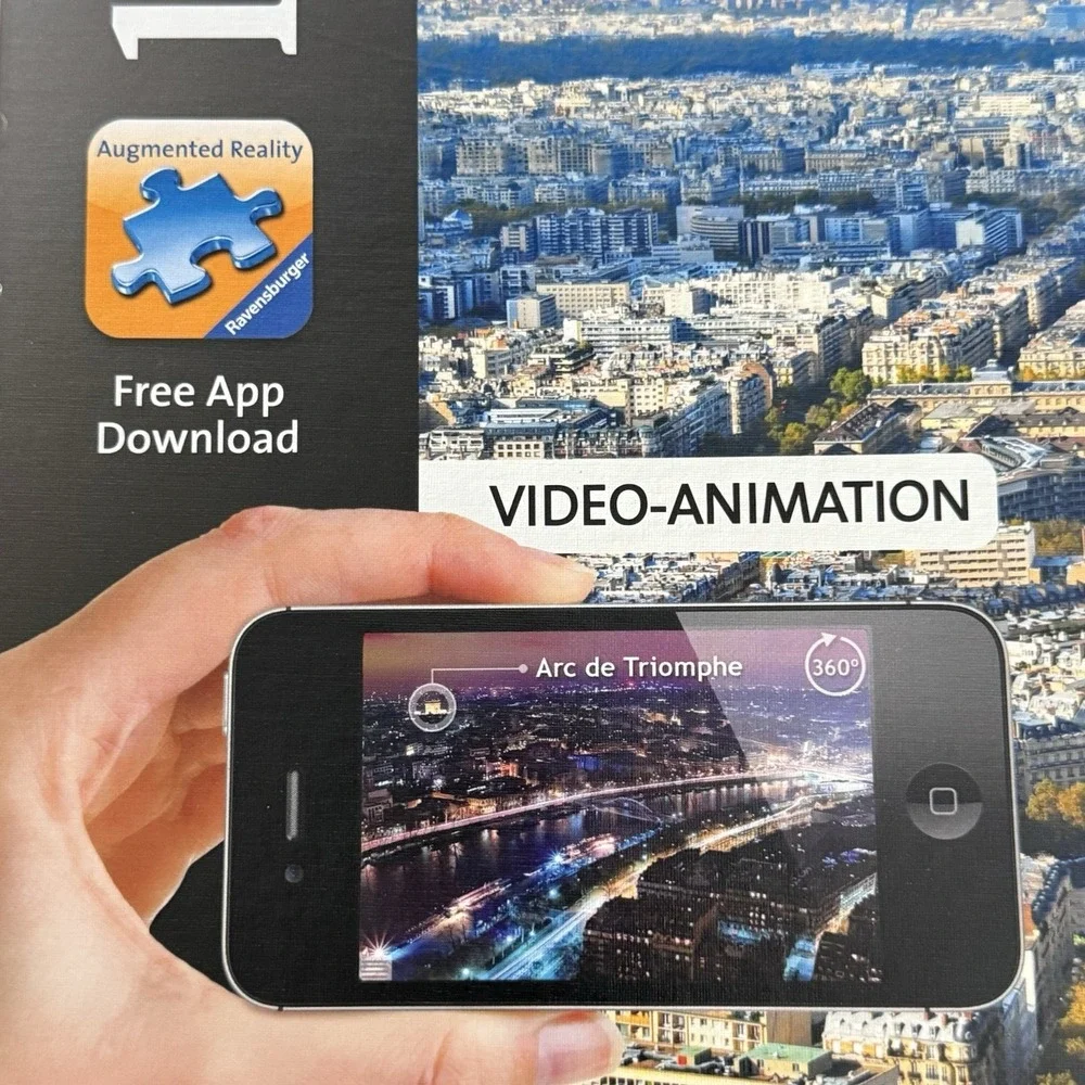Ravensburger Augmented Reality: Puzzle Video 1000 Pieces (No. 19 302‎ 8) Paris